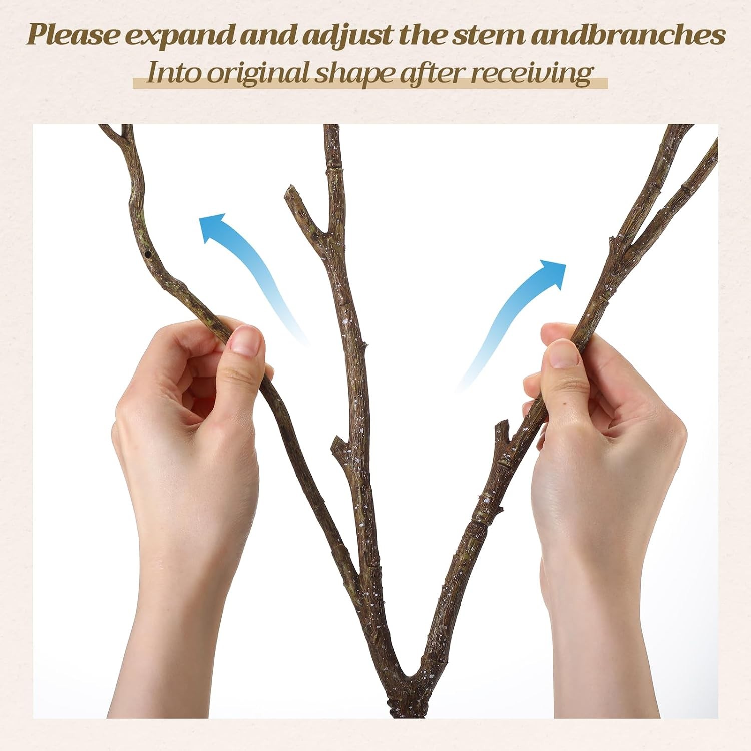 3 Pcs 65 Inch Lifelike Curly Willow Branches for Vases Artificial Decorative
