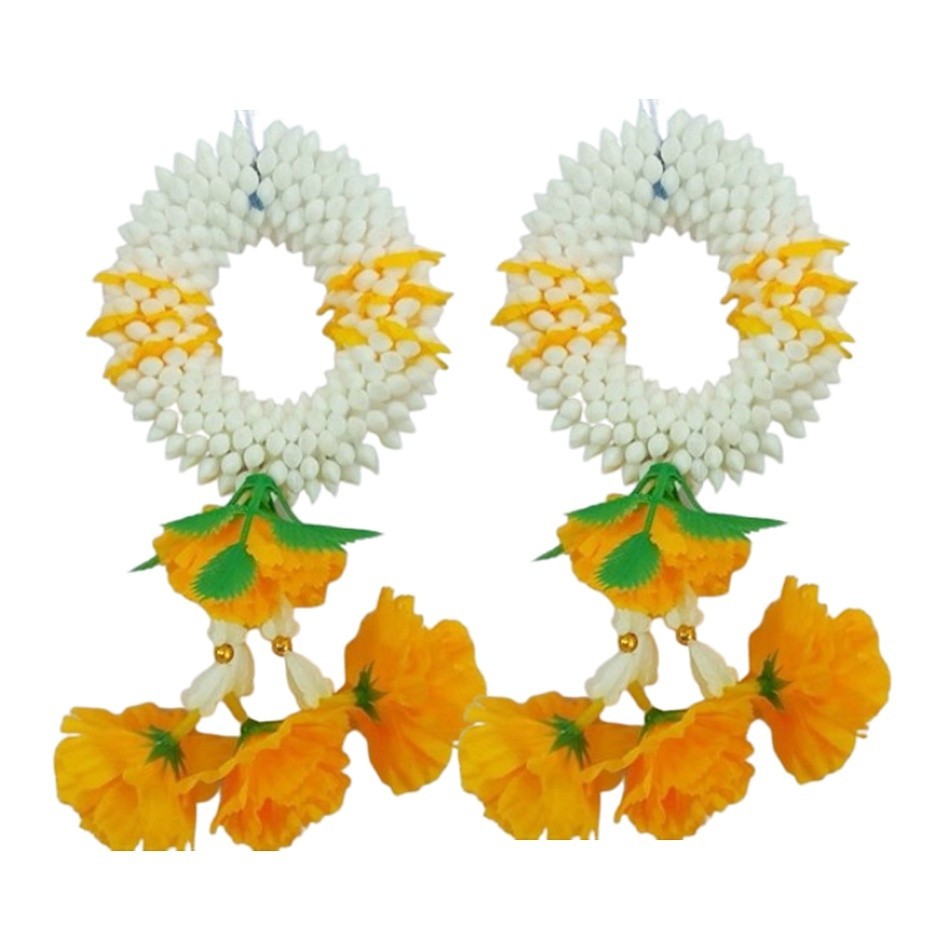 THAI 2 Flowers Garland Gift Artificial Souvenir Worship Holy Sprit Buddha God