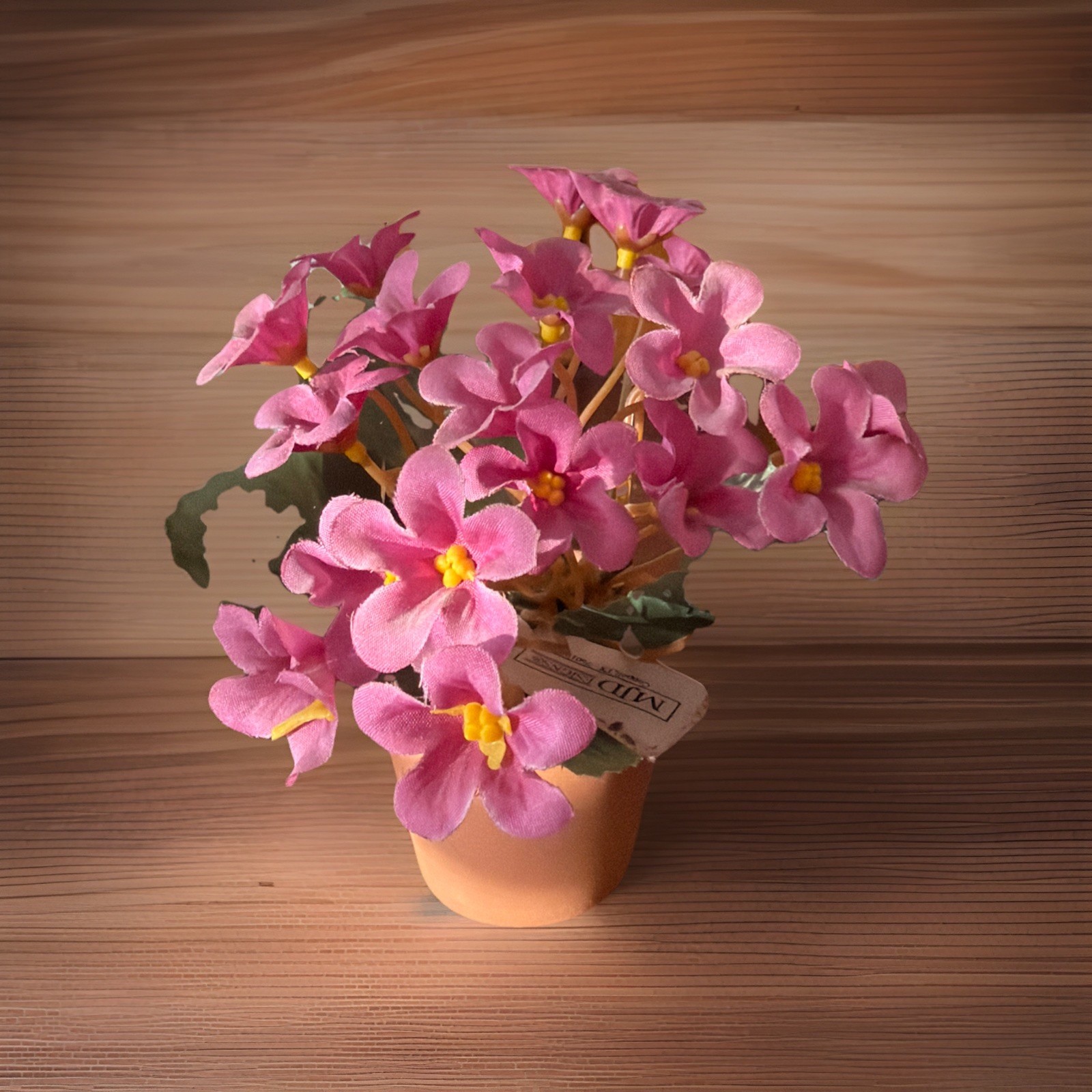 Artificial Daisy Flowers (White, Pink, Violet) in Clay Pot all 3 sets included