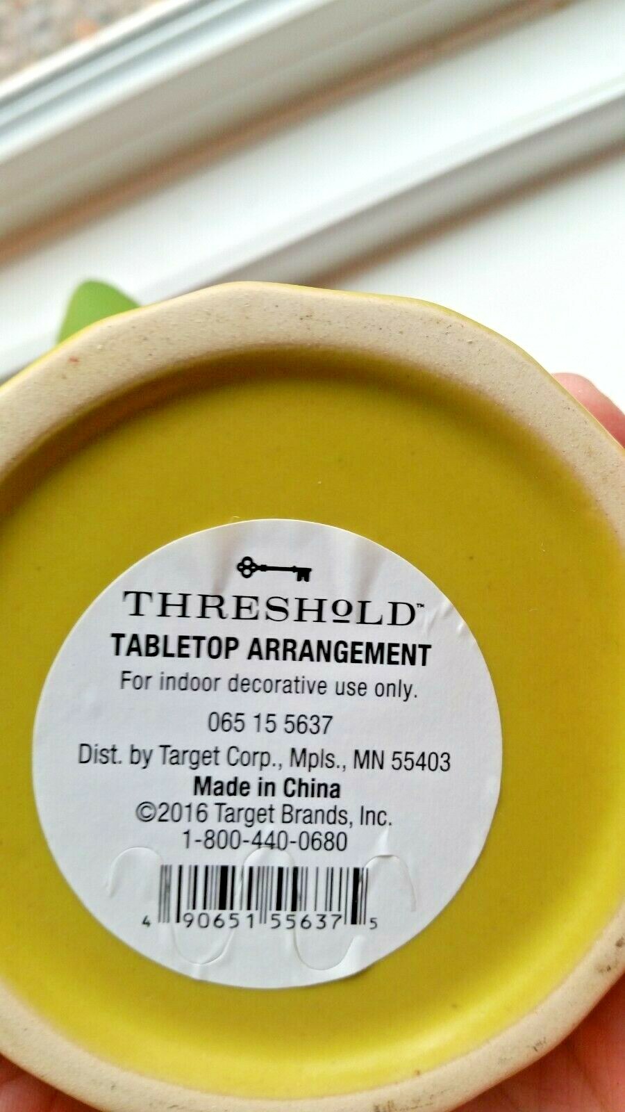 Chartreuse Threshold Tabletop Arrangements pottery succulent artificial plant ce