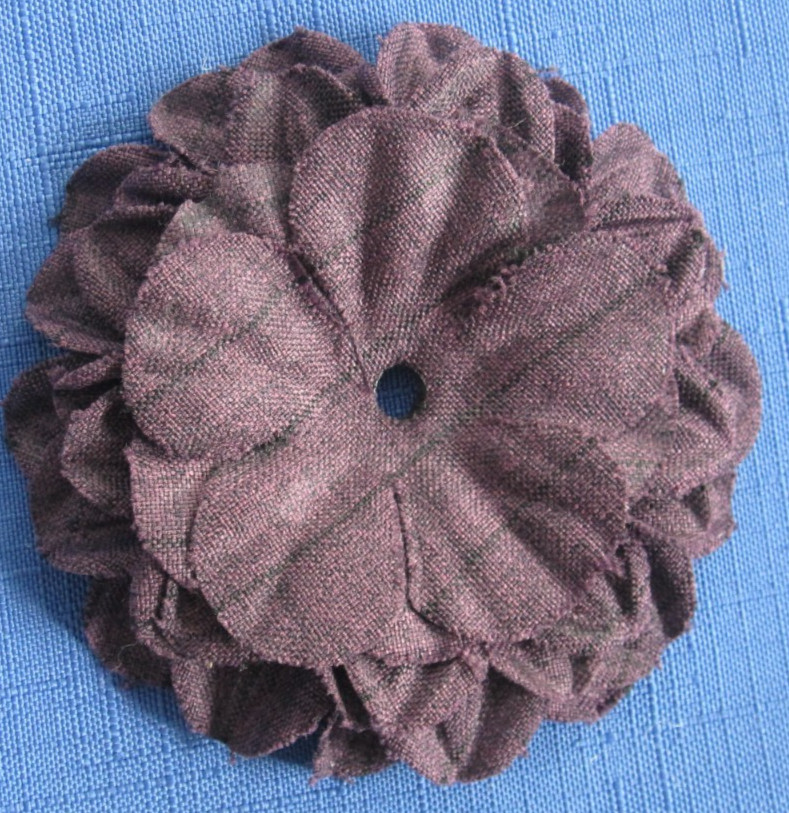 #2 Lot-12 Layers Used Silk Flower Petals 3.5-5″ Brads Multiple Colors Sizes