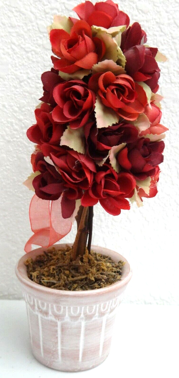 Artificial Mini Potted Flowers Height : 8.5 inches Multi-color Floral Home Décor