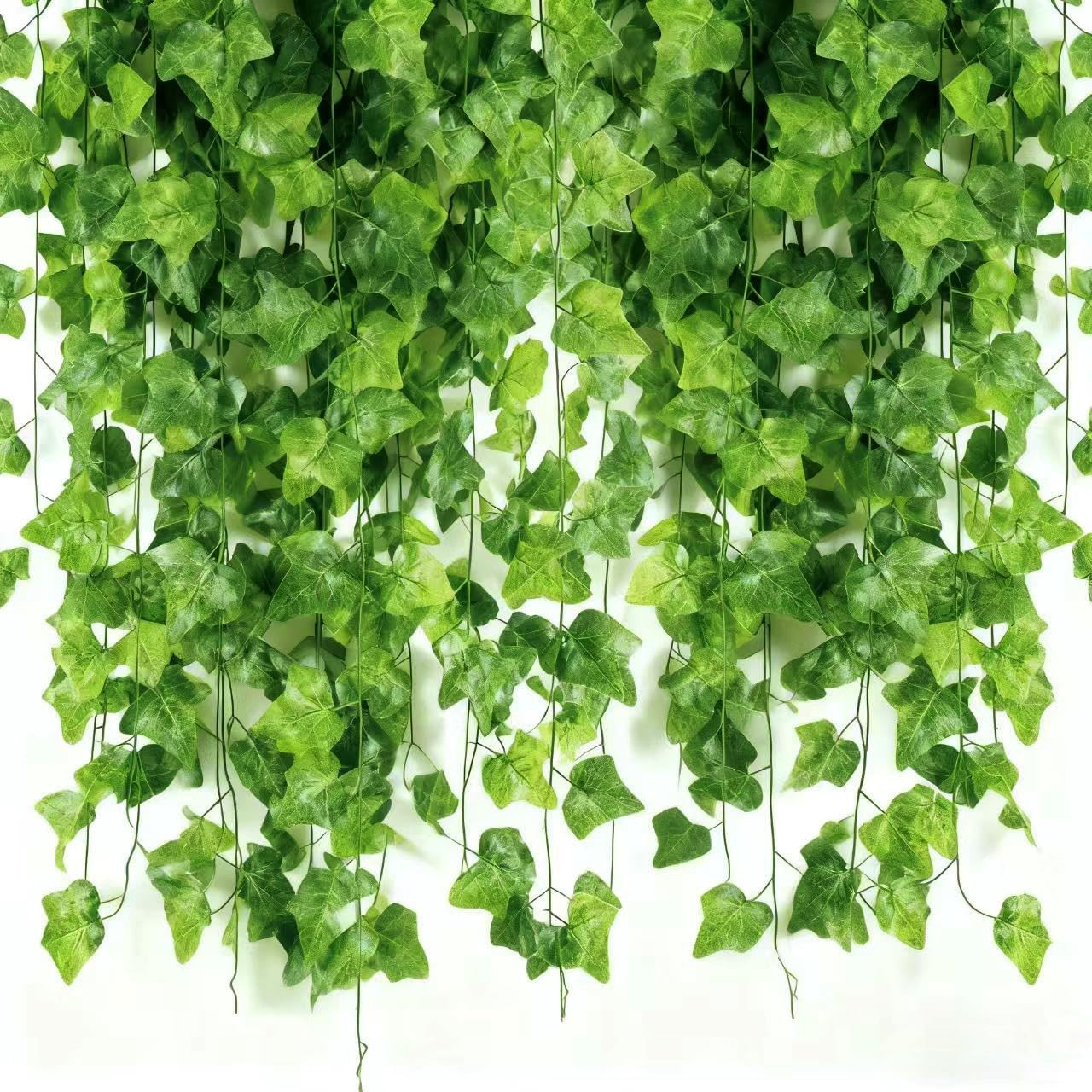Fake Vines for Room Decoration Artificial Ivy Garland Hanging Vines Faux Vines D