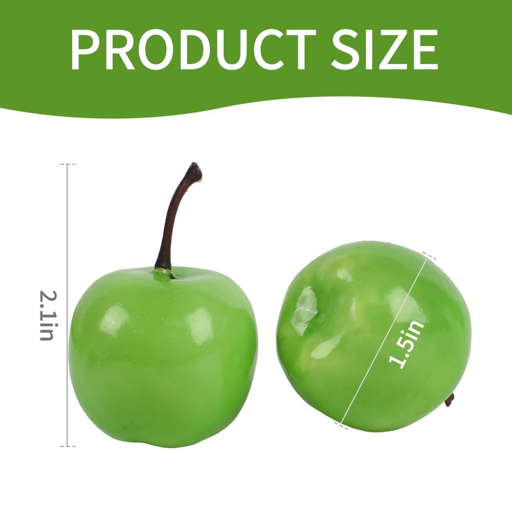 Mini Fake Apples, 20pcs Artificial Apples in Small Size Decoration for Home, …