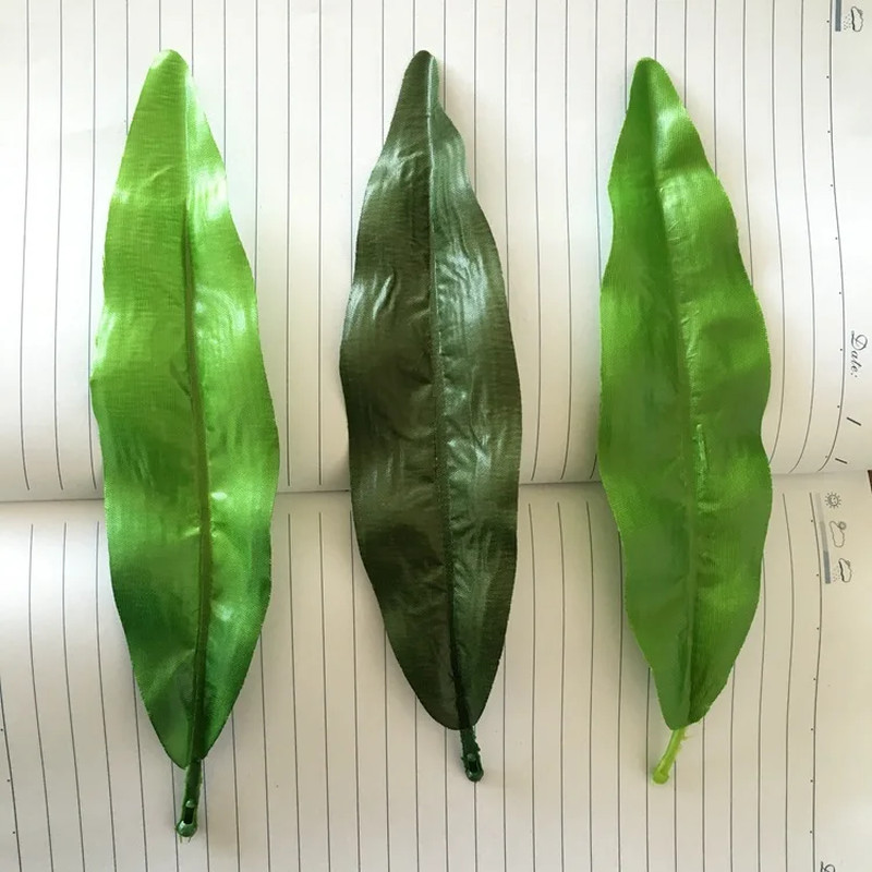 20Pcs 20Cm Decor Green Artificial Tulip Leaf Flower for Wedding Home Decoration