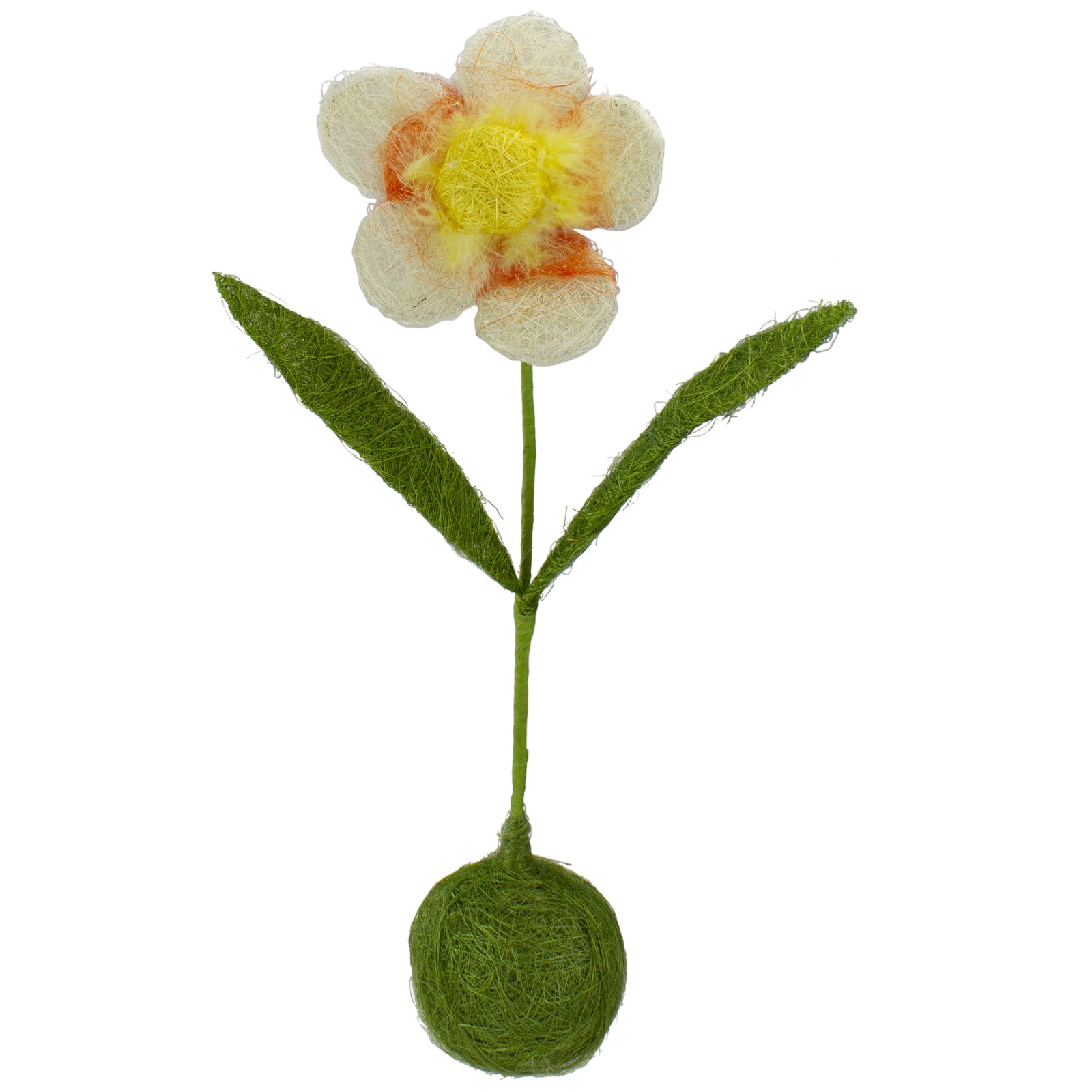Northlight 19″ Green, Yellow and Orange Spring Floral Table Top Decoration