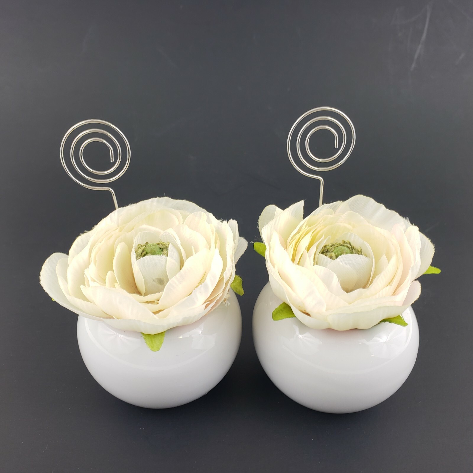Martha Stewart Collection 2 Artificial Ranunculus Placeholders For Place Cards