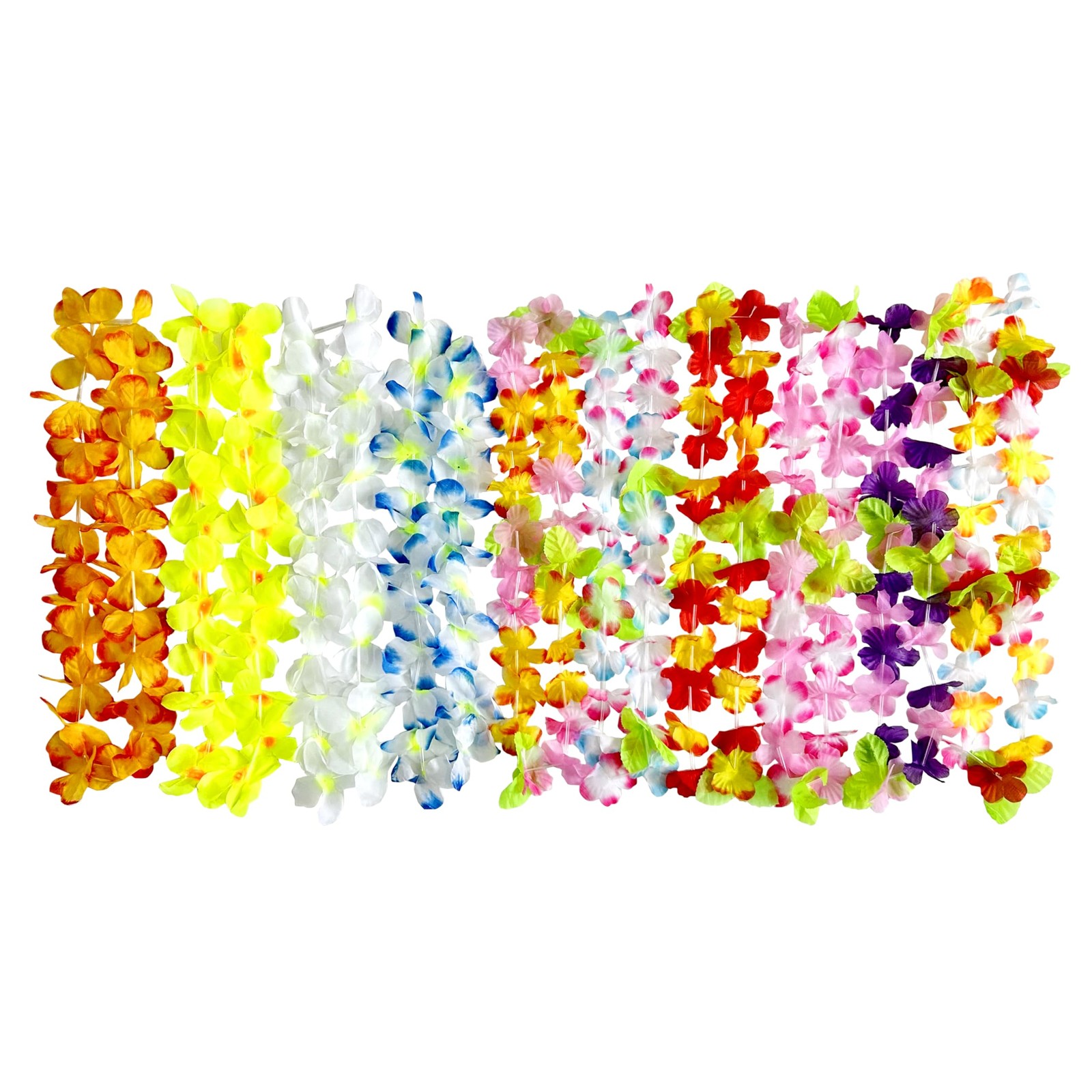 Hawaiian Leis For Luau Party Adults and Kids Tropical Party Decoration Supplies
