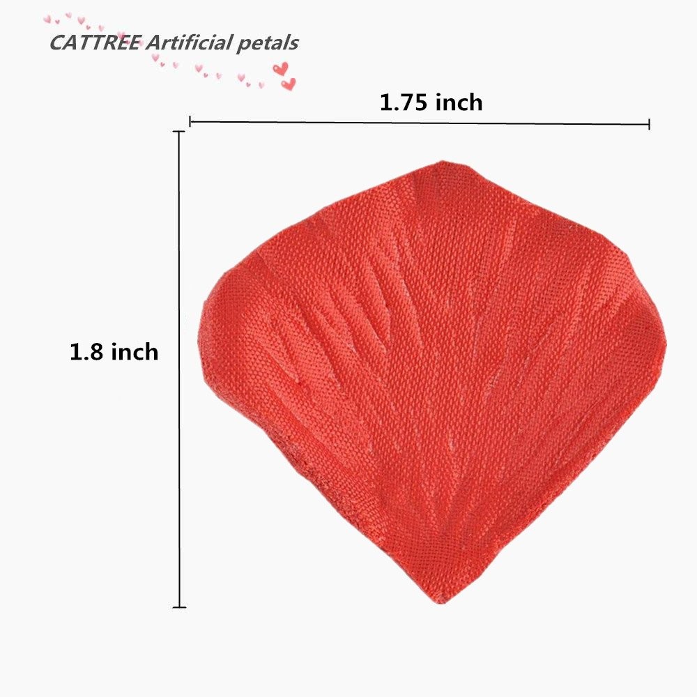 3000 PCS Red Rose Petals Silk Artificial Petals Vase Home Decor Wedding