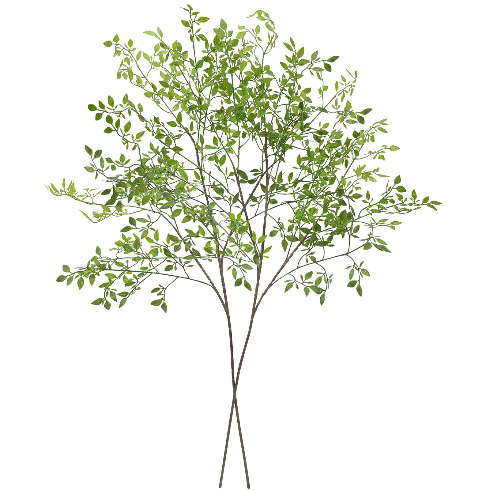 Artificial Plants 2PCS 43.3 Inch Green Nandina Tall Plants for Wedding Garden…