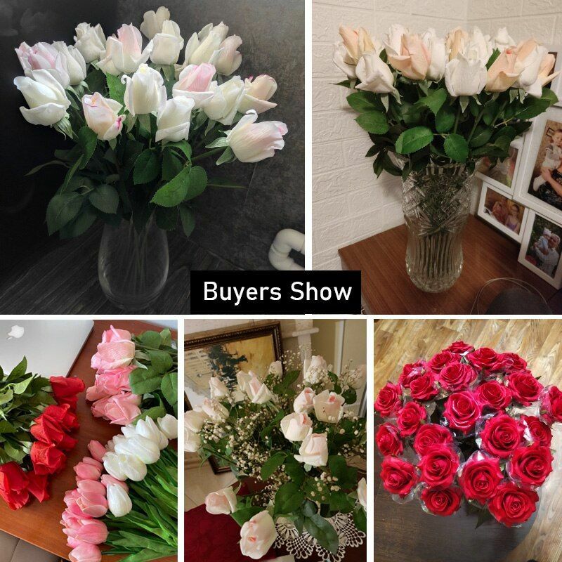 11pcs Artificial Flower Rose Floral Home /Hotel / Wedding / Party Decoration NEW