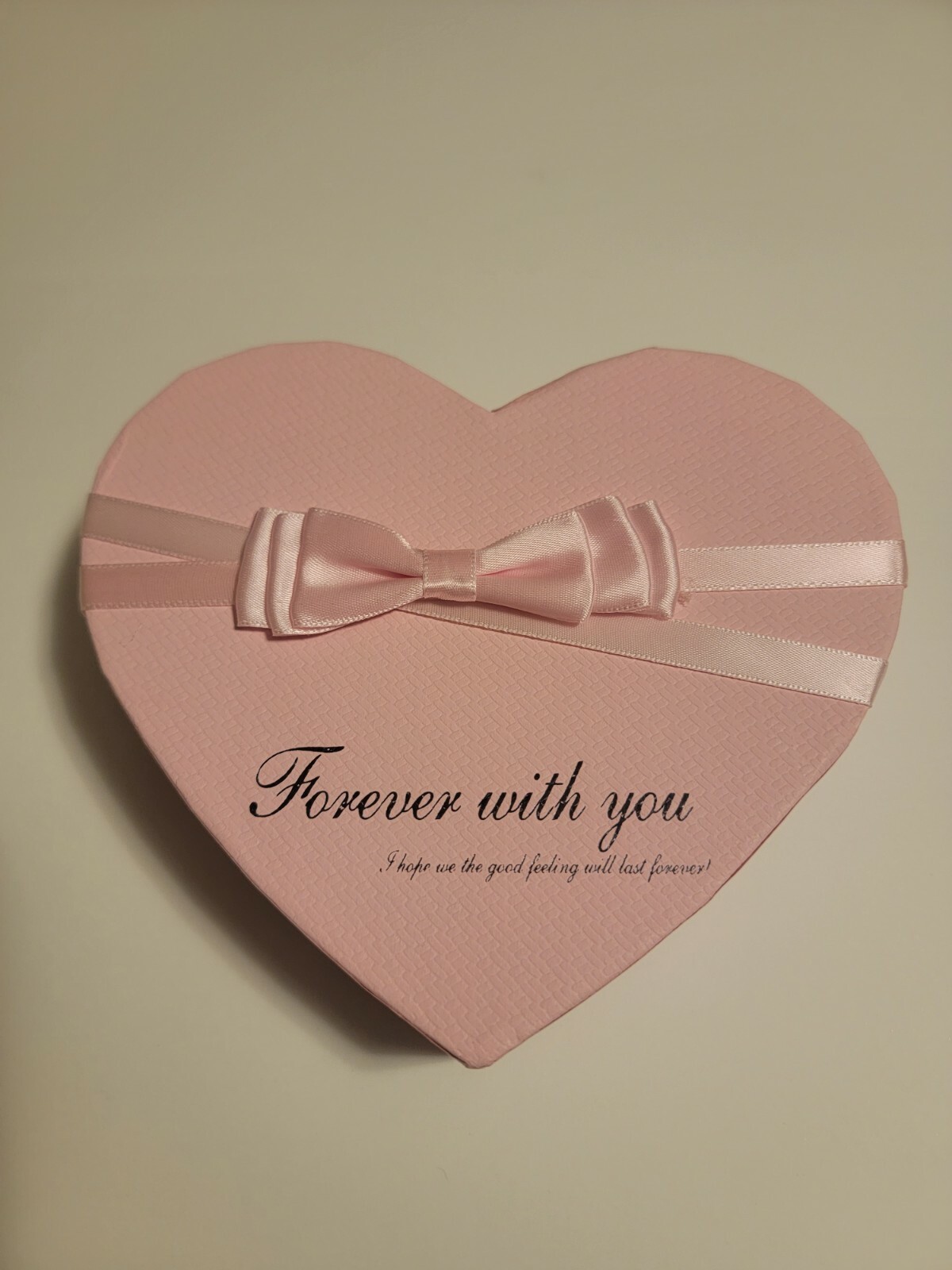 Pink White Girlfriend Wife Woman Rose Flower Gift Box w/ Bear Bouquet