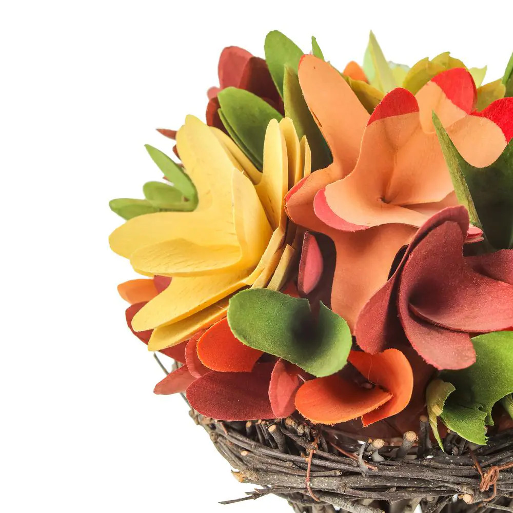 9 In. Artificial Floral Arrangements Spring Multi Color Assorted Flower Bunch-Co