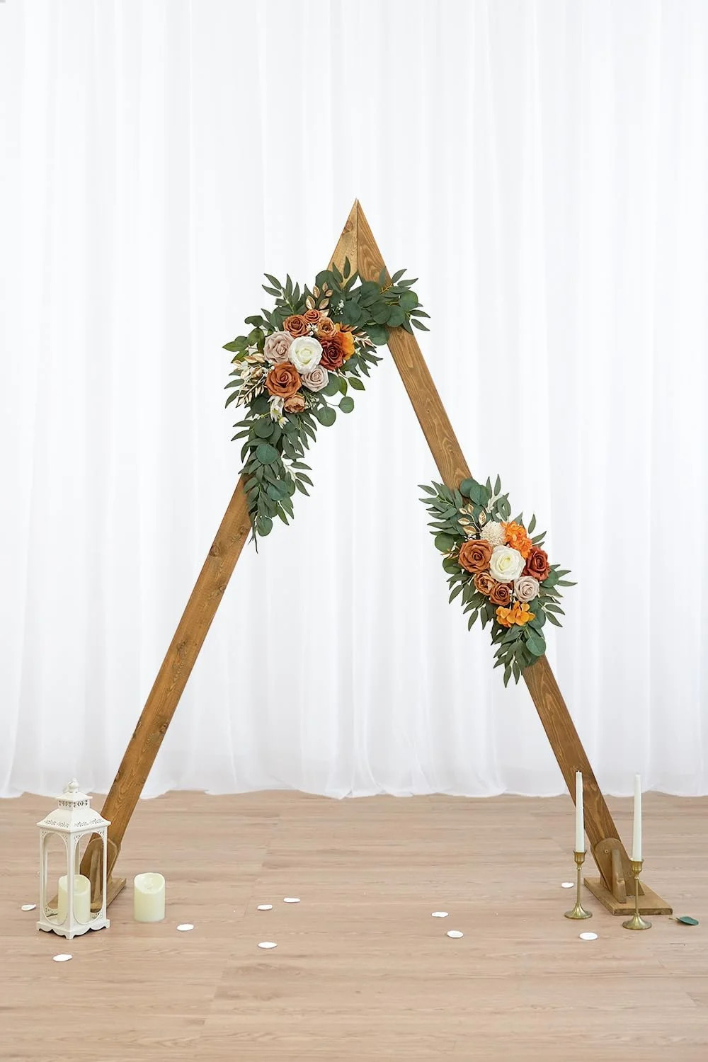 Olalaka Artificial Flower Swag Set of 2 for Wedding Welcome Signs Floral Decorat