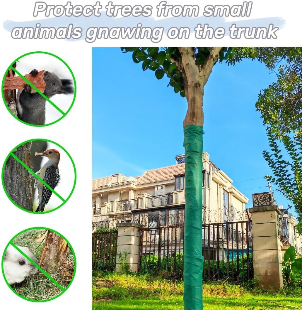 3″ x 120′ Breathable Tree Wrap for Protecting Young Trees from Weather Damage
