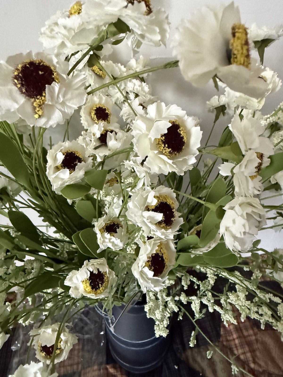 22” Paper Faux Daisy Flowers for Spring Summer Everyday Decorations -Set 3