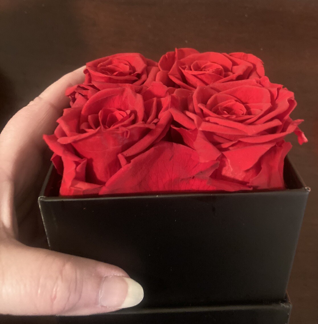 Preserved Roses Gift Box Real Eternal Rose Flower Gifts Unique Jewelry Box Otuo
