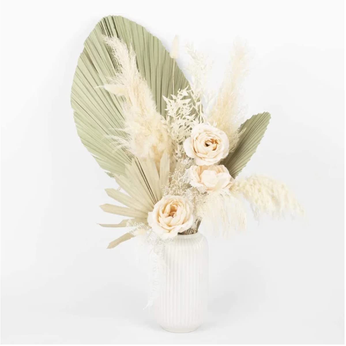23″ H x 15″ W Giant Tropical Dried Palm Leaves Large Palm Fan Leaves for Wedd…