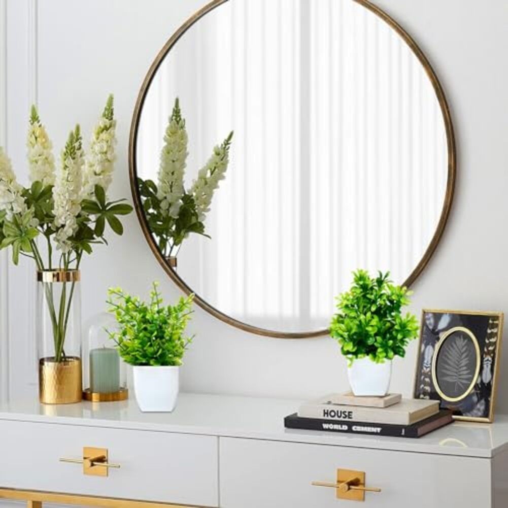 Decorative 4pcs Artificial Plants with Pots for Indoor and Outdoor Use