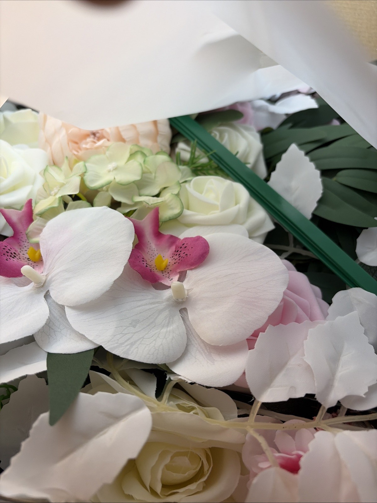 Lisuun Wedding Arch Flowers, Artificial Flowers for Decoration, Large Flower