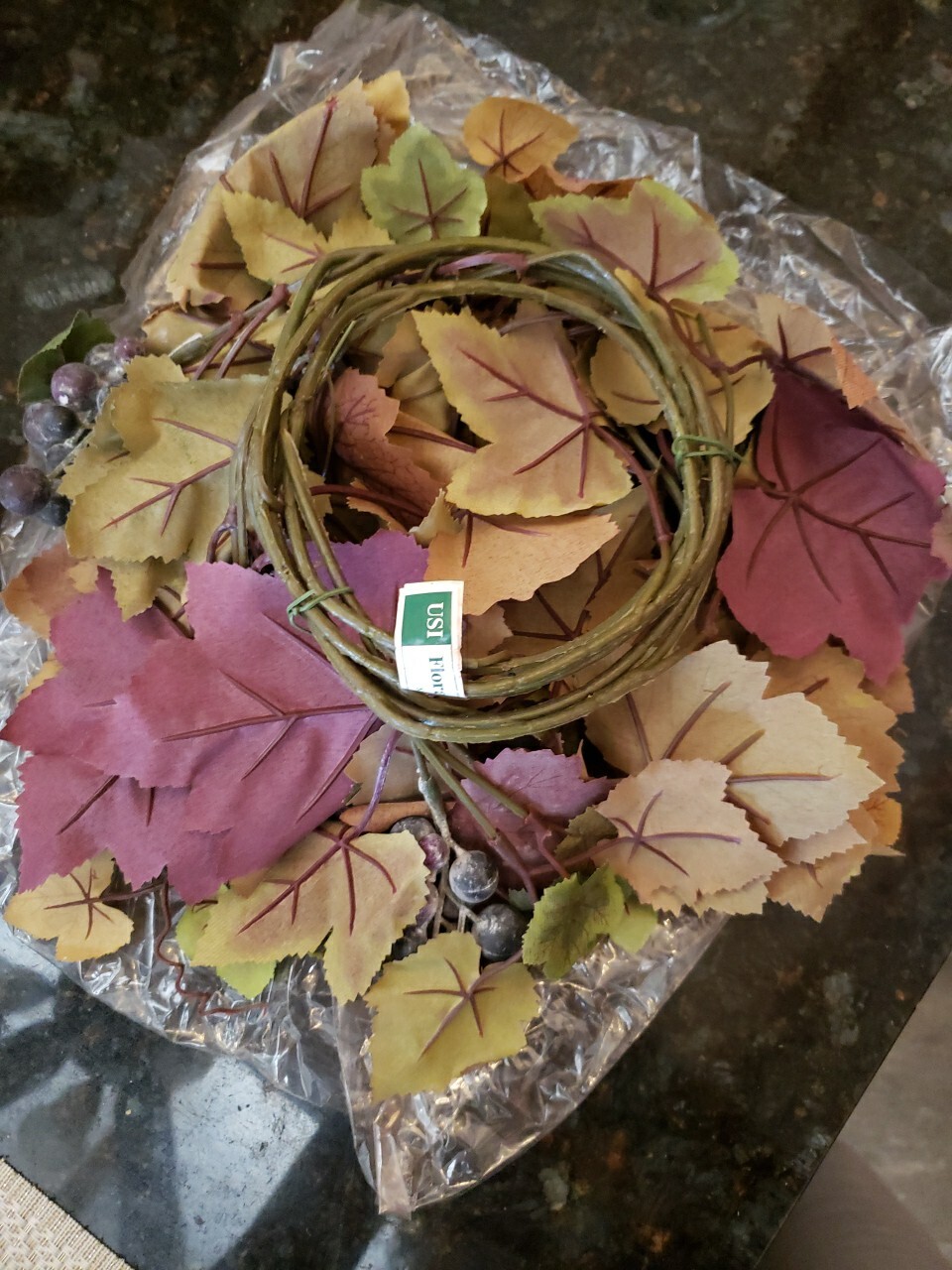 Autumn Leaf Artificial Silk Garlands – 48x13x13 Each