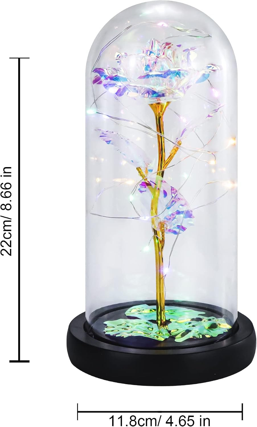Eternal-Rose-Flowers-Gift Galaxy-Glass Rose-Flower-Light-Gifts