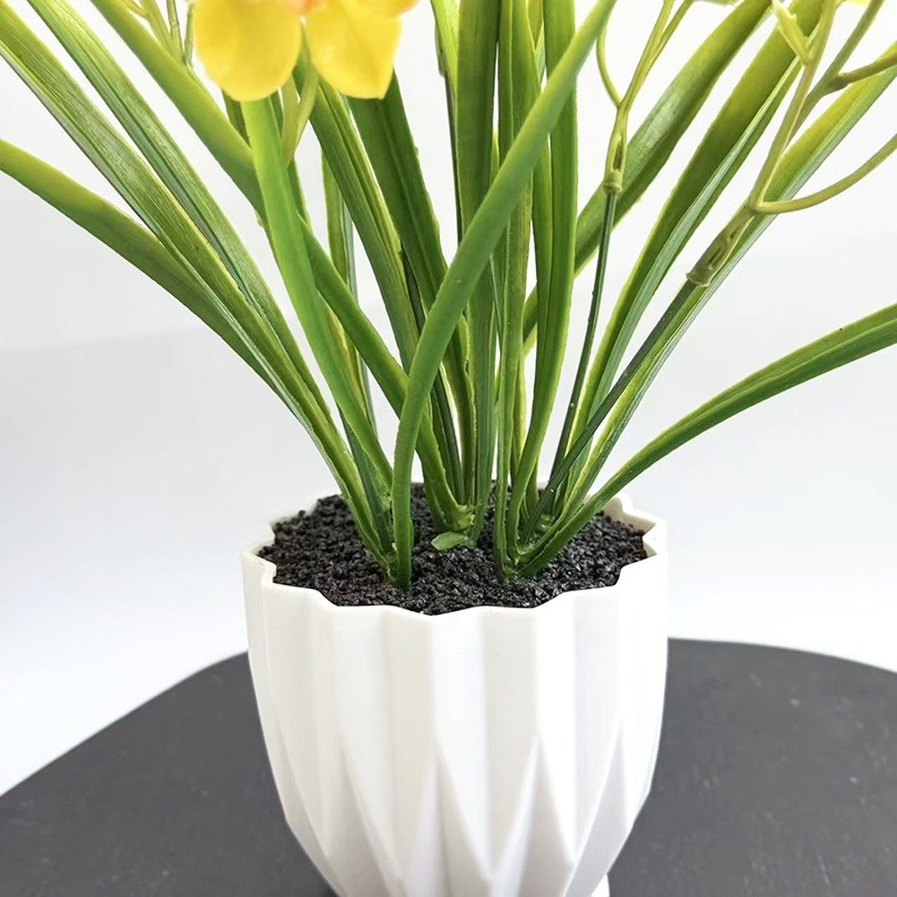 26.5 x 9.5cm Narcissus Flower Arrangement in Pot for Indoor Floral Styling