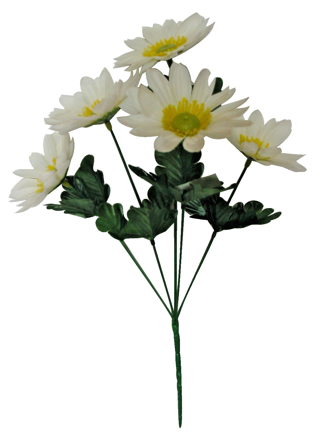 (24-Pack) Cream Daisy 13″ Bush Home Silk Flower Craft Decor Indoor Outdoor