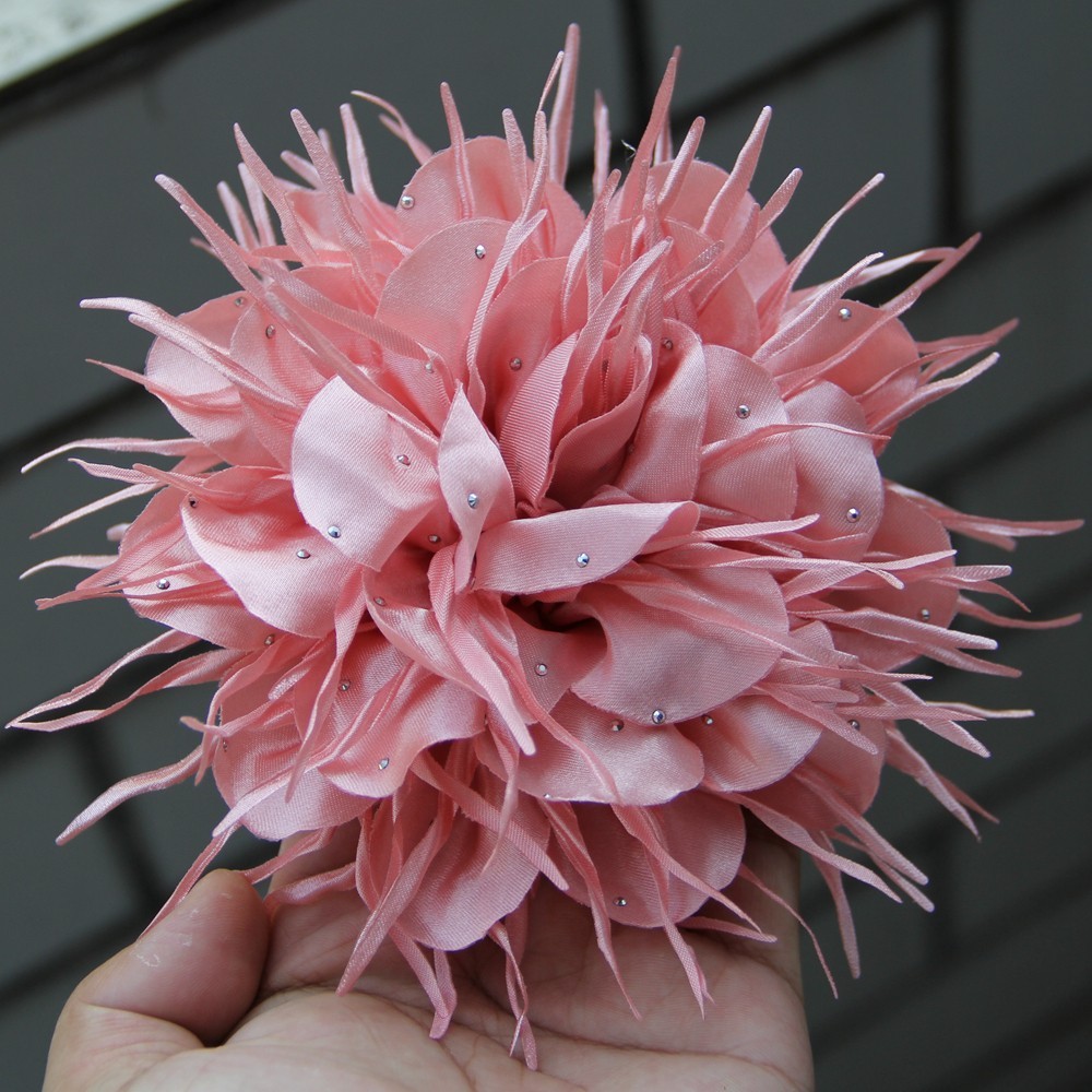 With Beard Edge 15.5CM New Women’s Flower for Brooch Tassel Beads Handmade Craft