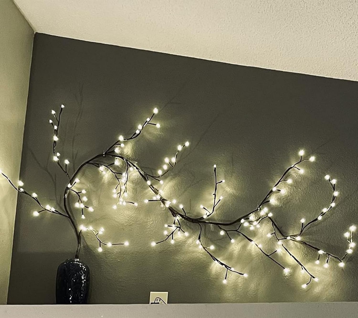 Vines for Room Decor with Remote Control On/Off Timmer Dim, 7.5 FT, 144 LEDs