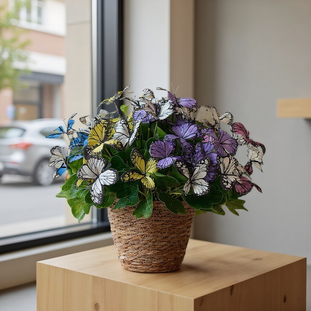 Butterfly Orchid Fake Flower 3D Printed for Wedding Table Centerpieces