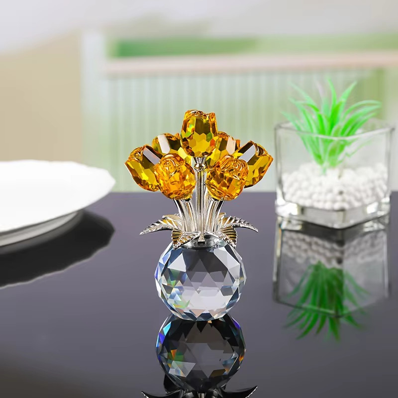Colourful Crystal Rose Bouquet Perfect for any Special Occasion