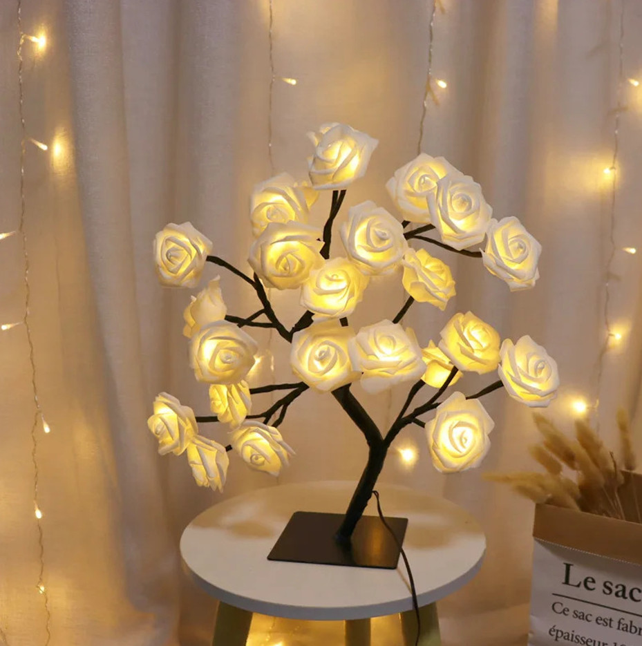 Forever Rose Tree Lamp