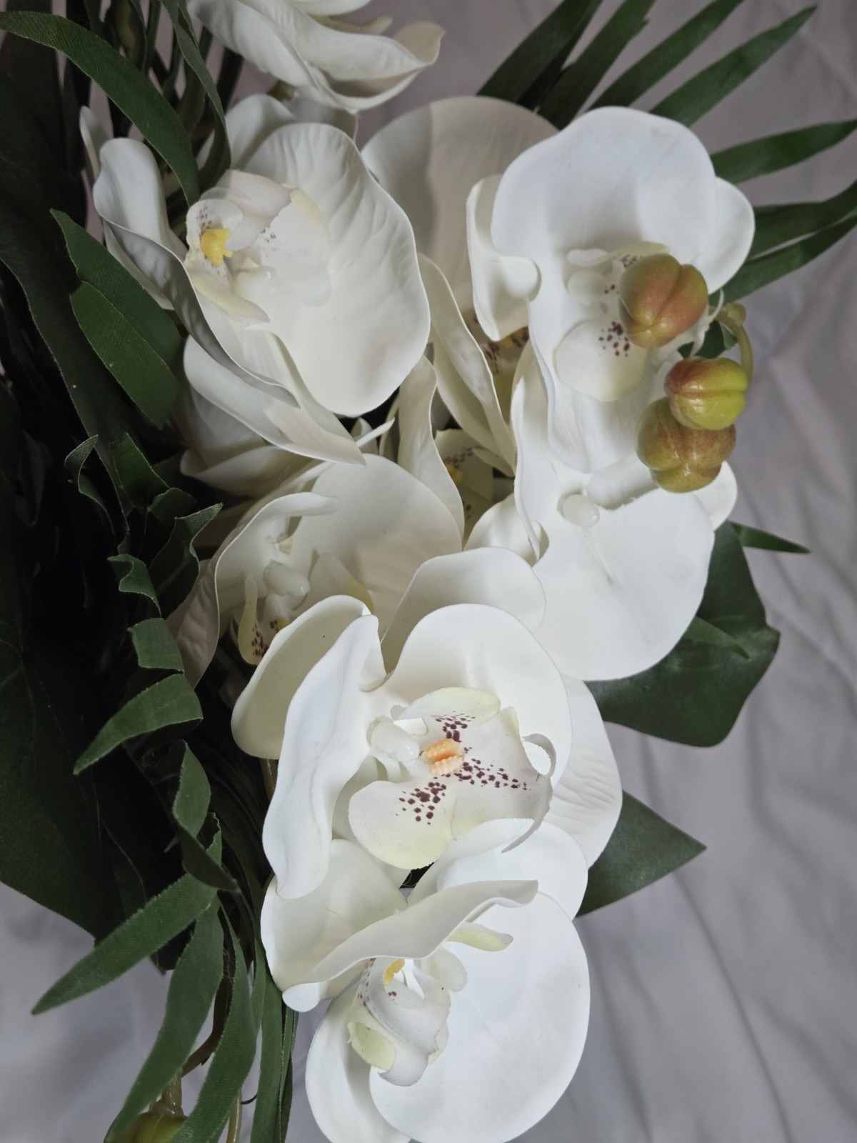 Orquid Mix Bouquet By Wamsutta Artificial W Tag Decor Wedding 17′ Flaw