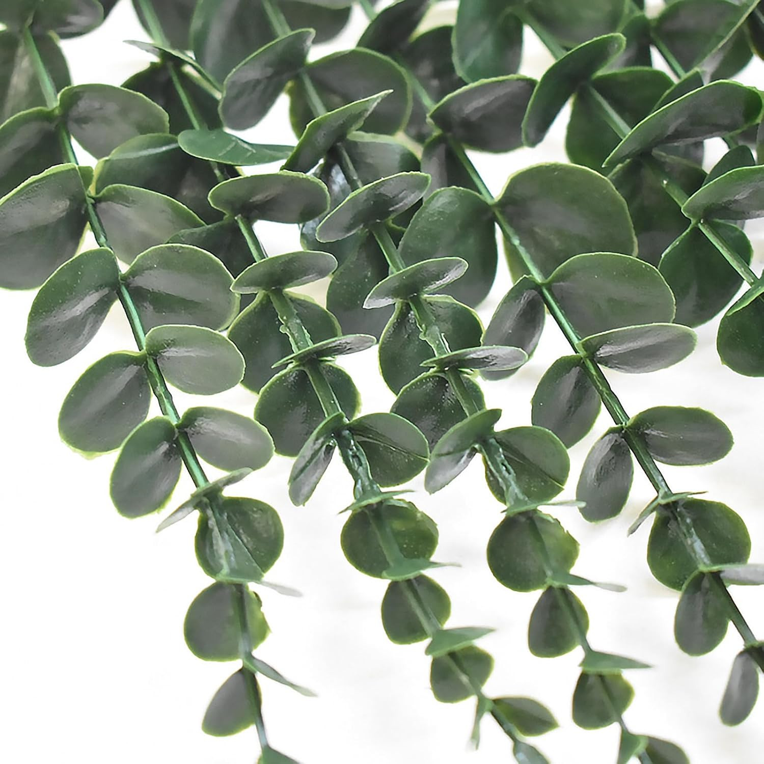Eucalyptus Stems 12 PCS Artificial Leaves Home Office House Table Decor Wedding