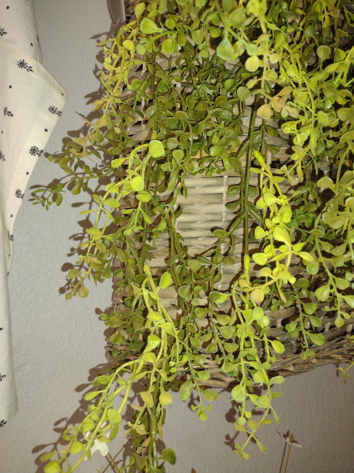 Lifelike Artificial Faux Hanging Trailing Plant Farmhouse Greenery Peperomia
