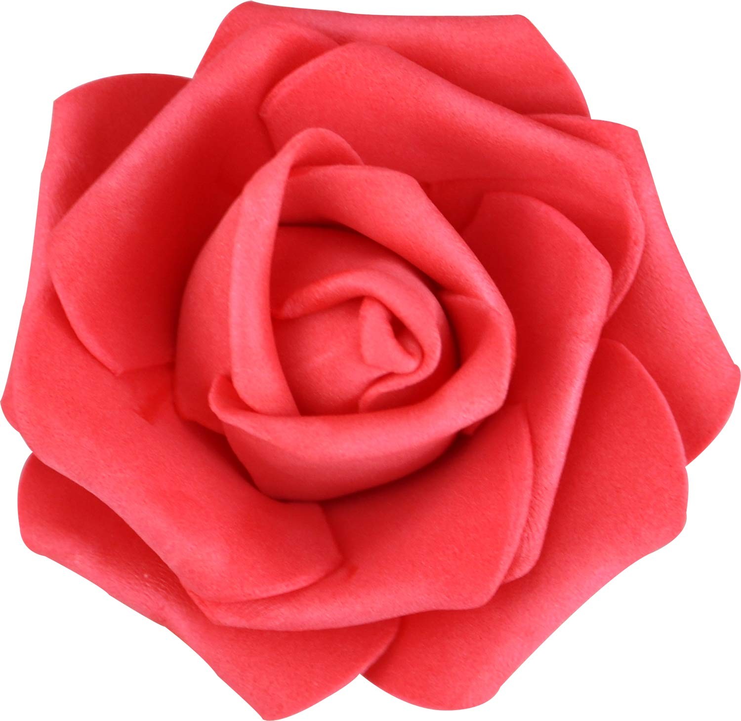 3 x 1.6 x 3 inches 100pcs DIY Real Touch 3D Artificial Foam Rose Head Without…