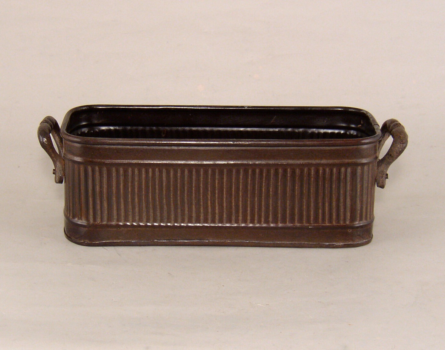 Planter Container Brown Window Gift Basket 4″Wide 10″Long 3.5″High Set of 2