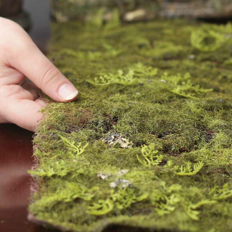 Package of 2 Artificial Moss Grassy 10″ x 18″ Sheets