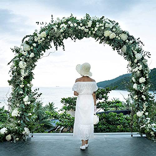 6pcs Hydrangea Artificial Flowers – Faux Hydrangea Flowers, Fake 6PCS White