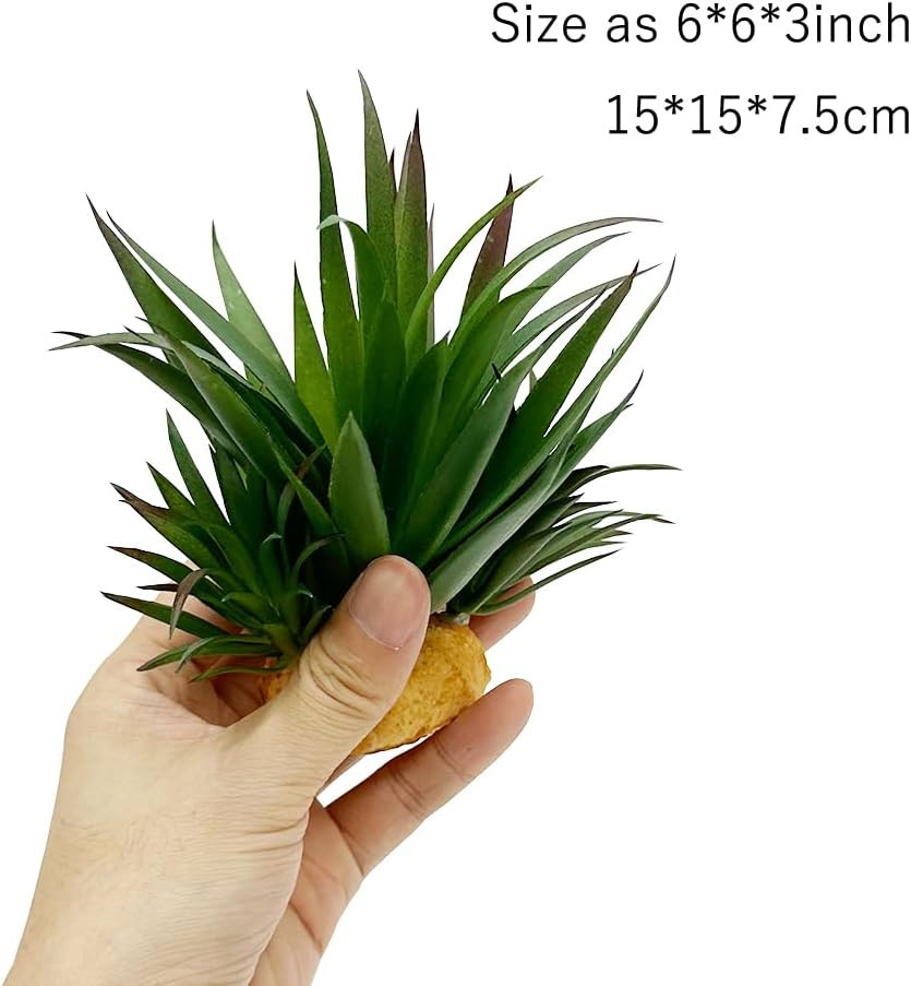 Agave Artificial Succulent Reptile Plant Terrarium Decor Set
