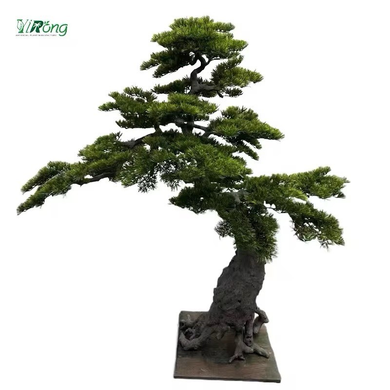 Artificial Cedar Pine Tree Garden Landscaping Bonsai Pine Tree Indoor Decoration