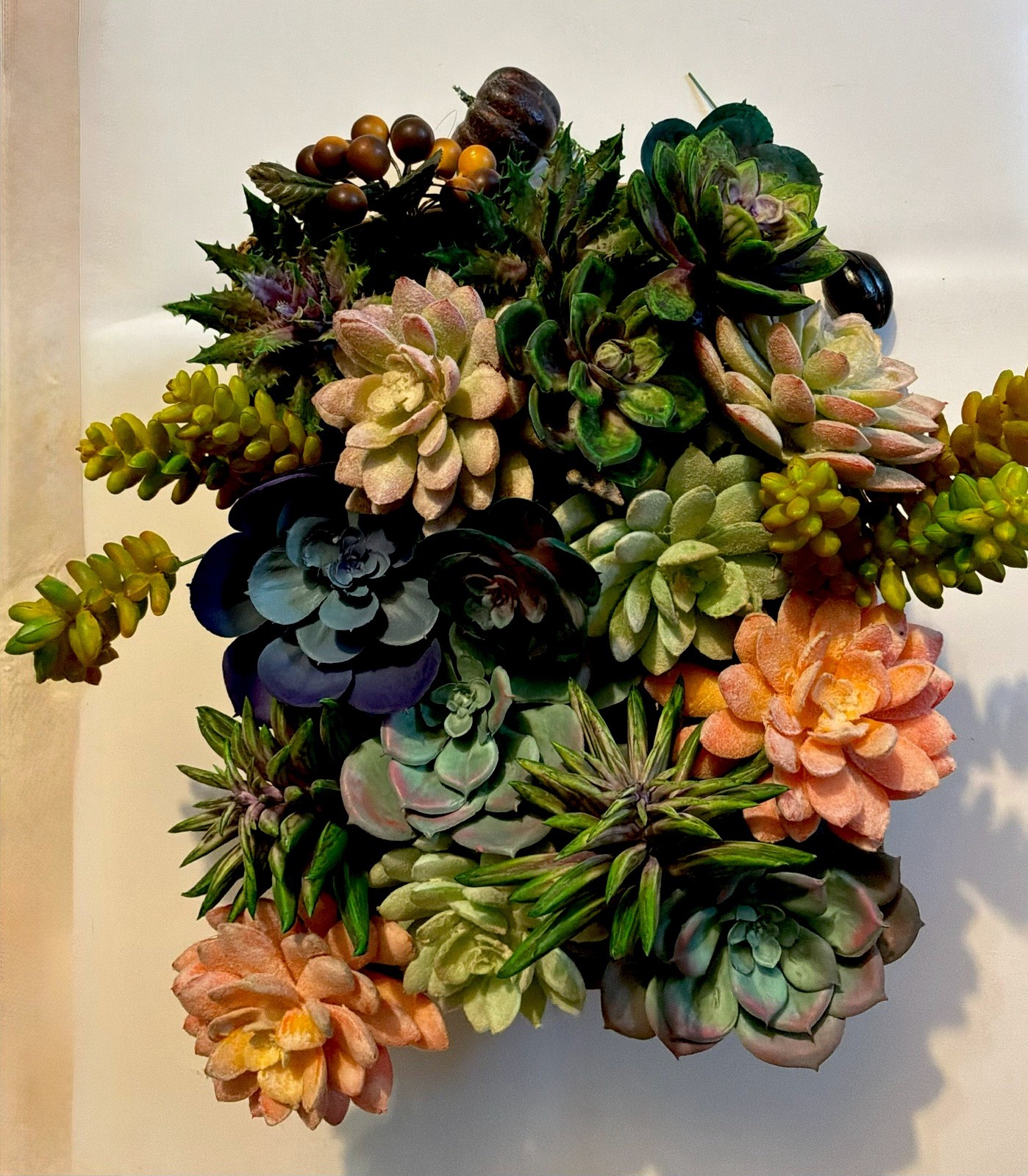 Artificial Succulent Plant 20 pcs Large Faux Succulent Green Large
