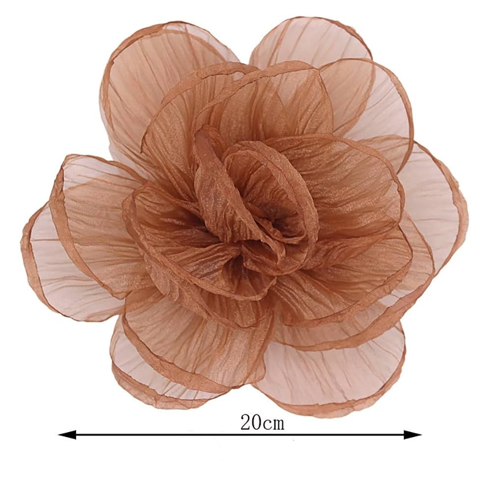 100 Pcs Satin Ribbon Flower Bows Sewing Appliques Daisy Flower Heads