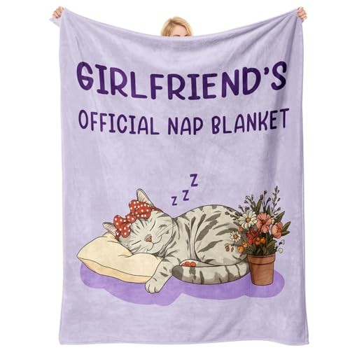 Gifts for Girlfriend, Girlfriend Birthday Gifts, to My Girlfriend Blanket, I