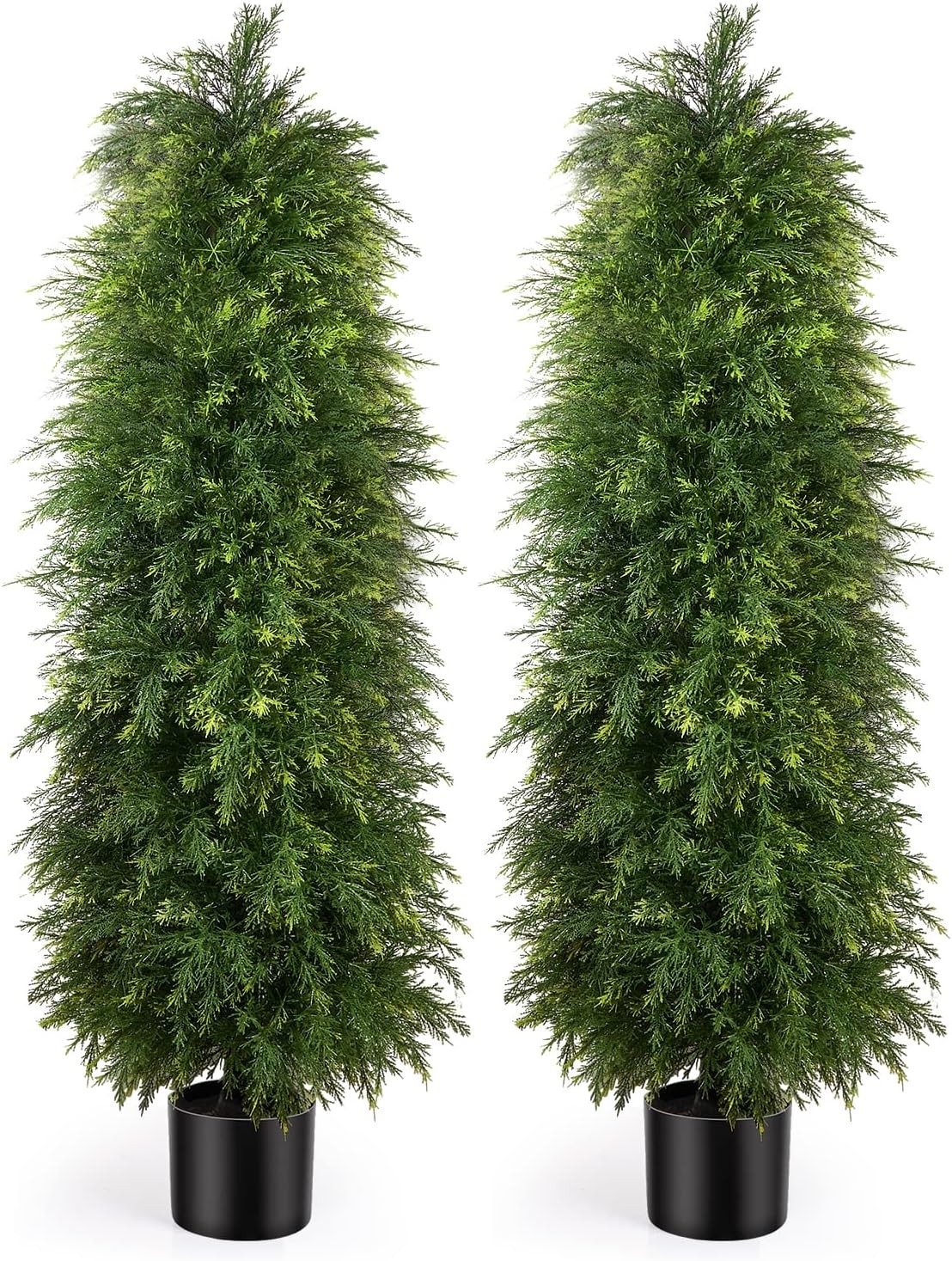Front Porch Artificial Topiary Trees 2 Pack