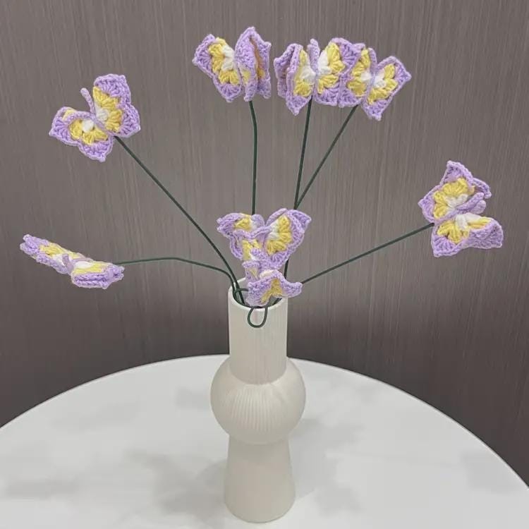 Crochet Bee Bouquet Handmade Get Well Birthday Teacher Anniversary Gift for Her