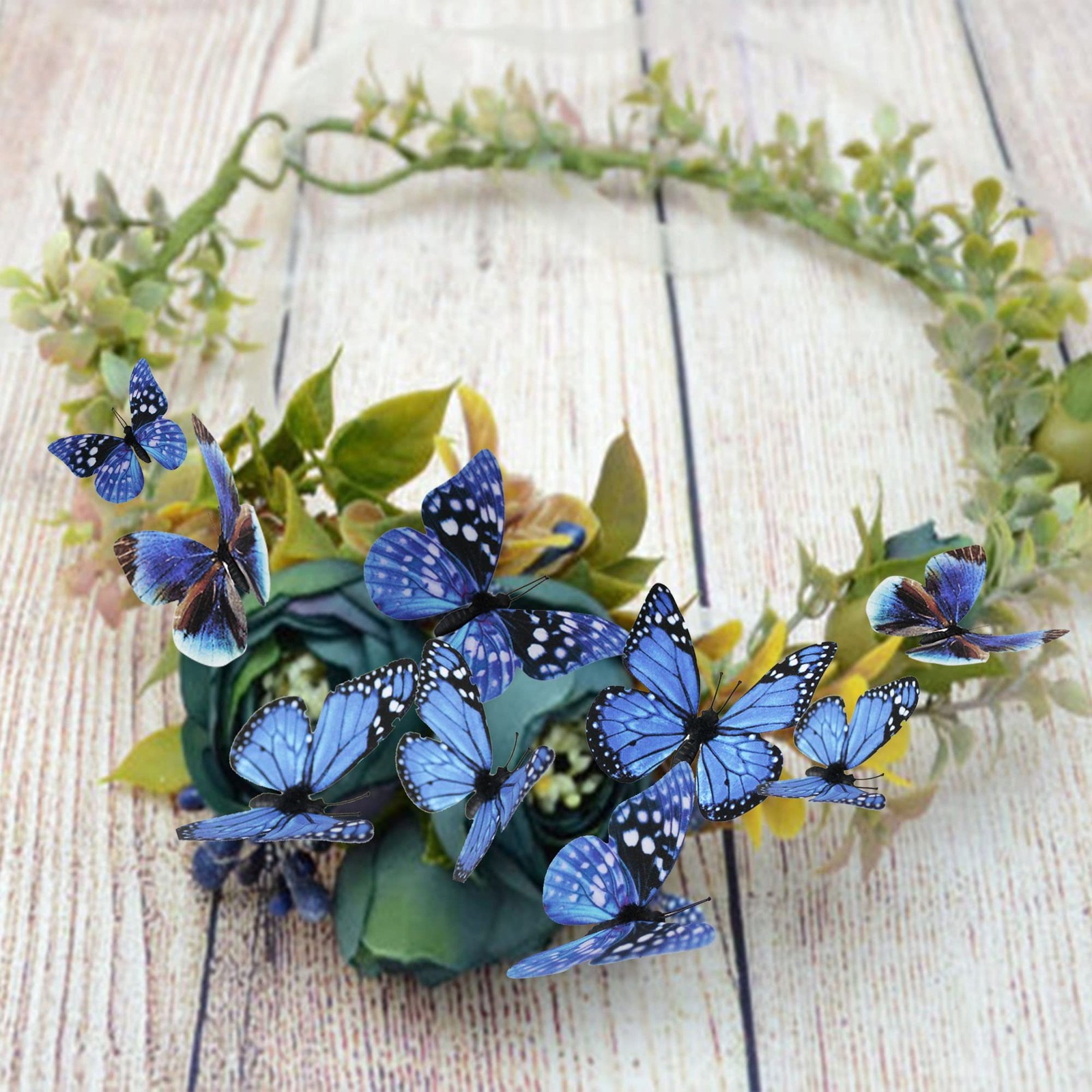 Perfso 12pcs 2size Butterfly Decorations, Simulated Butterflies, 3D Butterfly