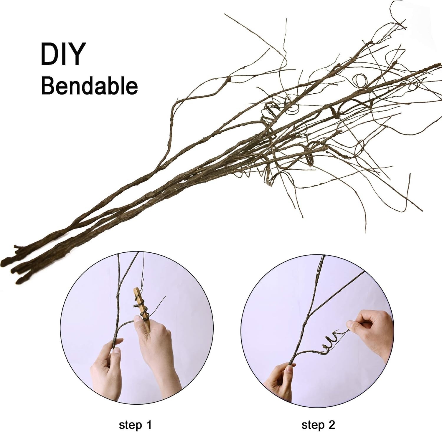 Versatile 30.7-Inch Faux Willow Branches for Seasonal Home and Garden Decor