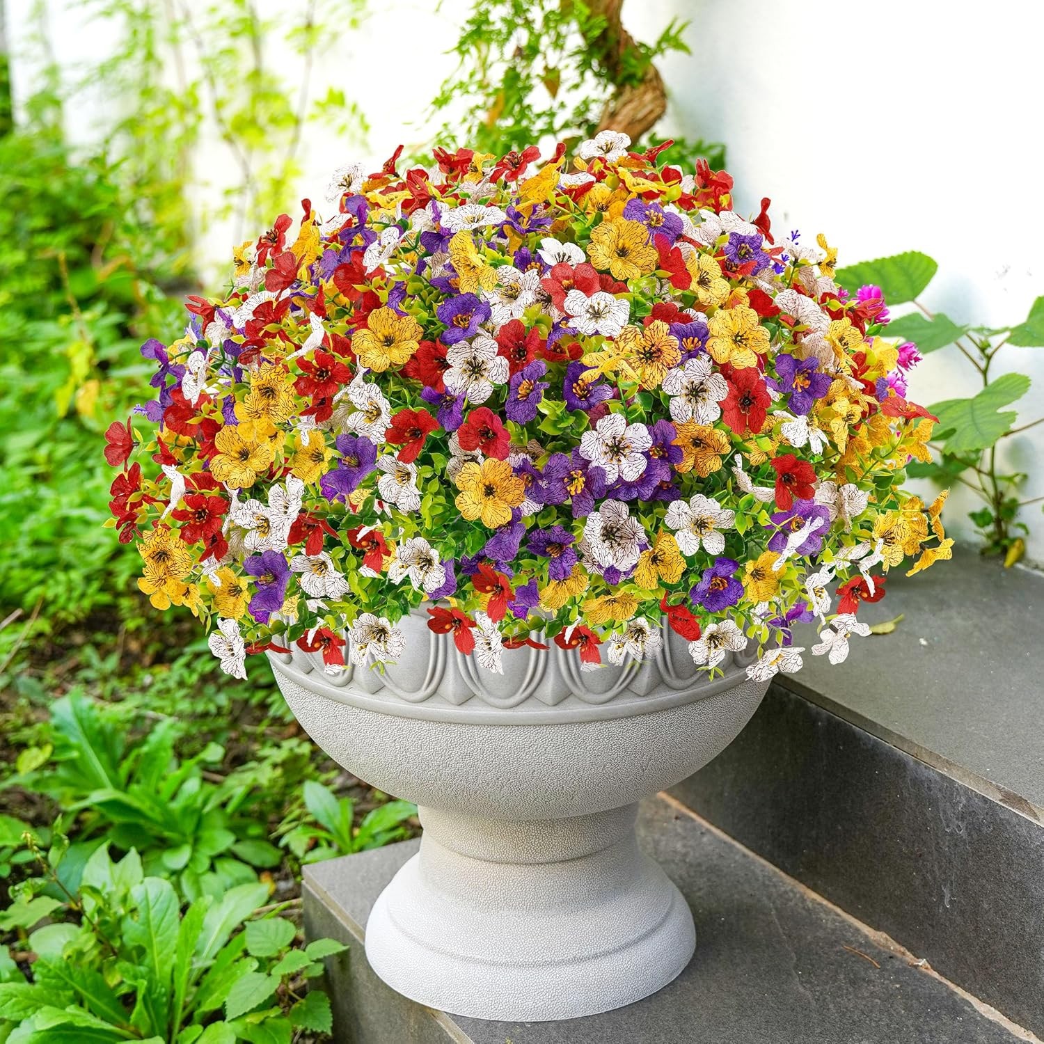 $12 Daisy Fake Flowers UV Resistant Outdoor Spring Decor